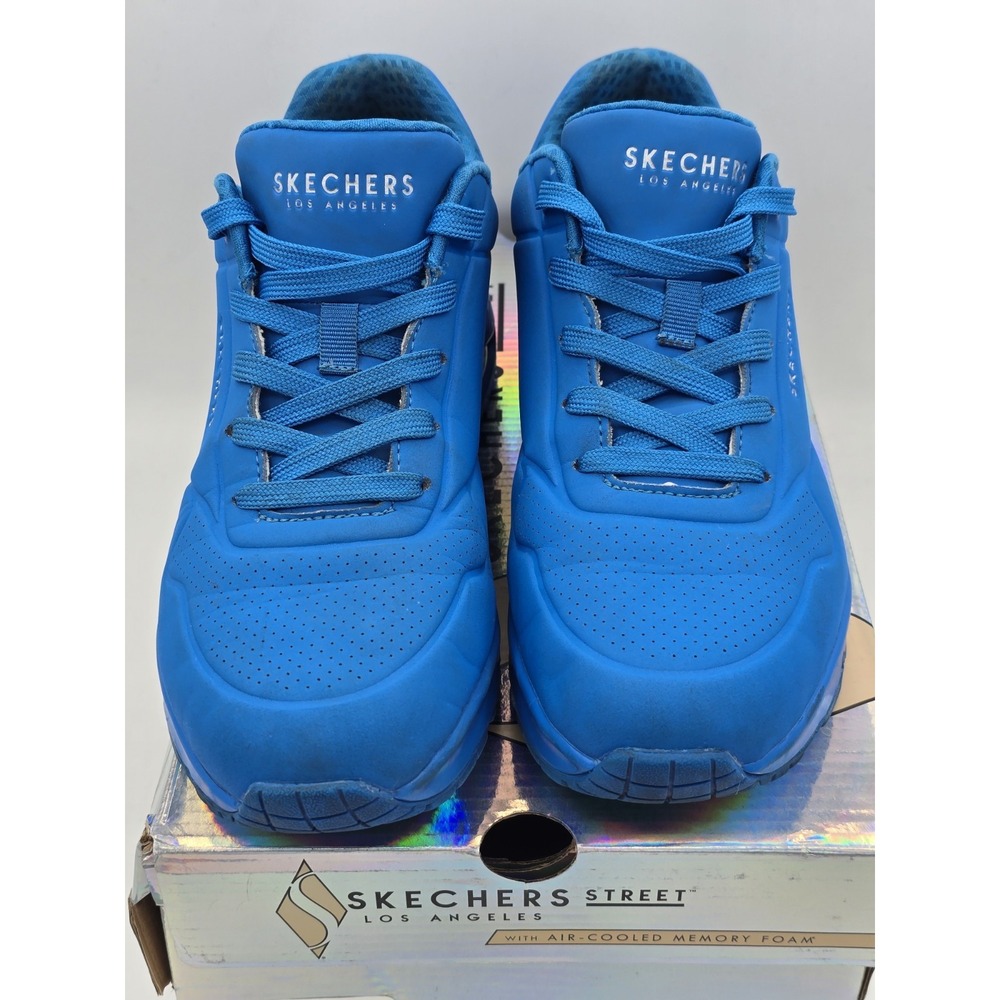 Skechers Women's Athletic Shoes in Bright Blue - Picture 4 of 13